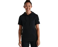 Specialized Women's Legacy Short Sleeve Hoodie (Black) (XS)