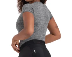 Specialized Women's Seamless Short Sleeve Base Layer (Heather Grey) (XS)
