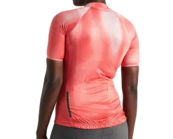 Specialized Women's SL Air Distortion Short Sleeve Jersey (Vivid Coral) (S)