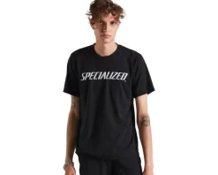 Specialized Wordmark Short Sleeve Tee (Black) (S)
