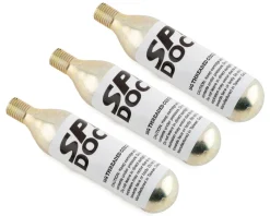 Spin Doctor Threaded CO2 Cartridges (Silver) (3 Pack) (16g)