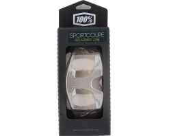 100% Sportcoupe Replacement Lens (Low-Light Yellow Silver Mirror)
