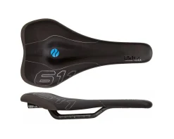 SQlab 611 Ergowave Saddle (Black) (Carbon Rails) (140mm)