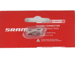 SRAM AXS PowerLock Flattop Road Master Link (Silver) (12/13 Speed) (1)