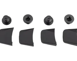 SRAM Chainring Bolt And Cover Kit (Black) (Aluminum) (Red/Force)