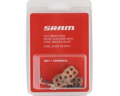 SRAM Disc Brake Pads (Sintered) (SRAM Code, Guide RE) (Steel Back/Powerful) (1 Pair)