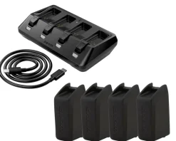 SRAM eTap AXS Professional Battery & Charger Bundle (Includes 4 Batteries & 1 Quad Charger)