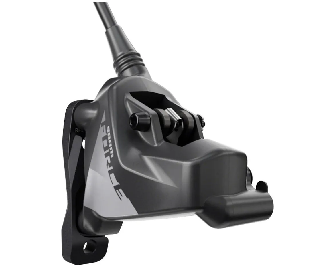 SRAM Force eTap AXS Disc Brake Caliper (Grey) (Hydraulic) (Front or Rear) (Flat Mount) (D1)