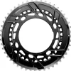 SRAM Force Thread Mount Chainring Kit (Black) (2 x 12 Speed) (Inner & Outer) (46/33T) (For AXS Power Meter Spider) (E1)