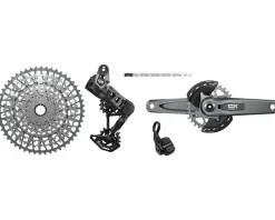 SRAM GX Eagle T-Type Transmission AXS Groupset (Black/Silver) (12 Speed) (175mm) (32T) (UDH)