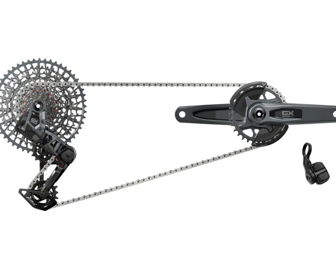 SRAM GX Eagle T-Type Transmission AXS Groupset (Black/Silver) (12 Speed) (175mm) (32T) (UDH)