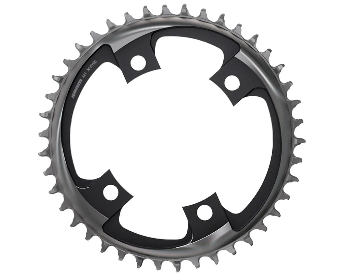 SRAM 107mm BCD x 4-Bolt 1 x 12-Speed X-Sync Chainring (Polar Grey) (40T)