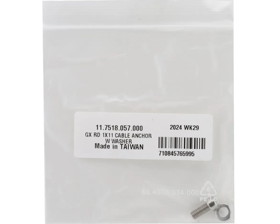SRAM Rear Derailleur Cable Anchor Bolt And Washer Kit (SRAM GX 1 x 11)