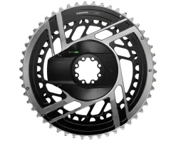 SRAM RED AXS Chainring Power Meter Kit (Black/Silver) (2 x 12 Speed) (E1) (Inner & Outer) (46/33T) (Direct Mount)