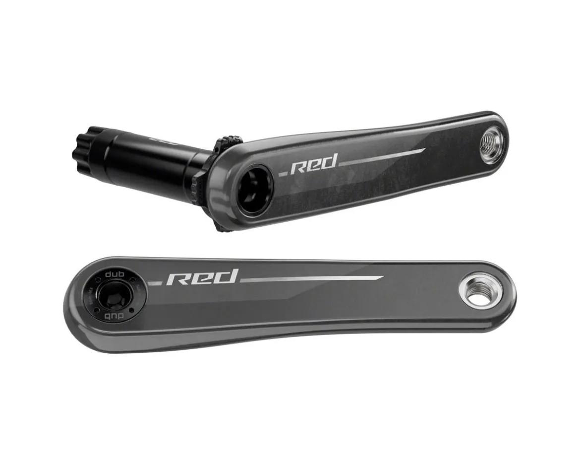 SRAM RED AXS Crankarm Assembly (Natural Carbon) (DUB) (E1) (165mm)