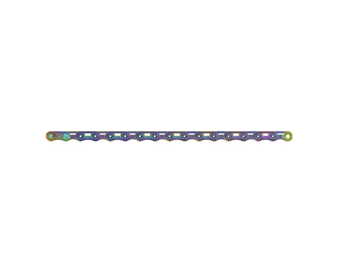 SRAM RED AXS Flattop Road Chain (Rainbow) (12/13 Speed) (126 Links) (w/PowerLock) (E1)