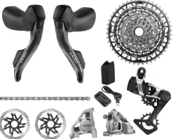 SRAM RED XPLR AXS Gravel Groupset (Black) (1 x 13 Speed) (10-46T) (E1) (UDH)