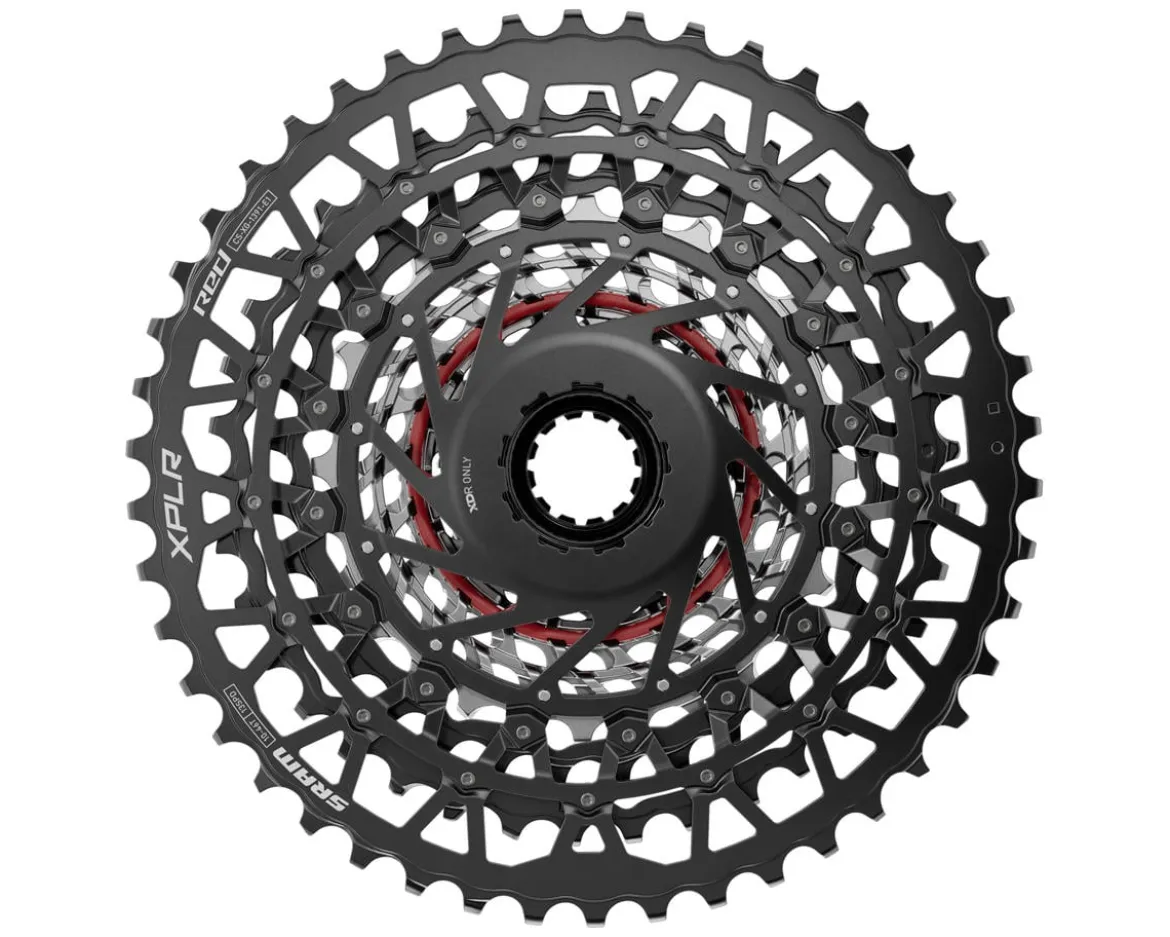 SRAM RED XPLR XG-1391 Cassette (Silver/Black) (13 Speed) (XDR) (10-46T) (E1)