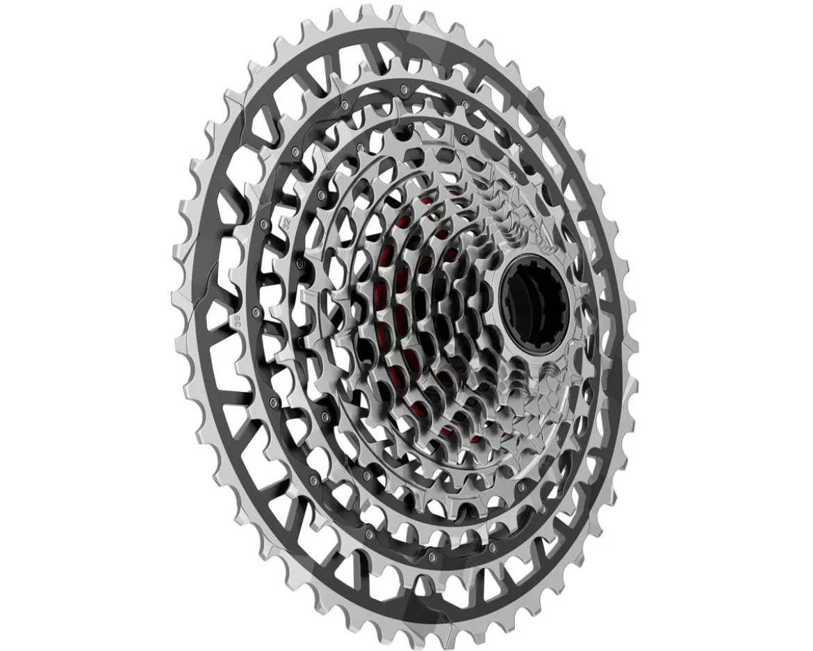 SRAM RED XPLR XG-1391 Cassette (Silver/Black) (13 Speed) (XDR) (10-46T) (E1)