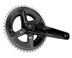 SRAM Rival AXS Crankset w/ Quarq Power Meter (Black) (2 x 12 Speed) (DUB Spindle) (D1) (175mm) (48/35T) (107 BCD) (Bottom Bracket Not Included)