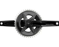 SRAM Rival AXS Wide Power Meter Crankset (Black) (2 x 12 Speed) (DUB Spindle) (175mm) (43/30T) (Quarq)