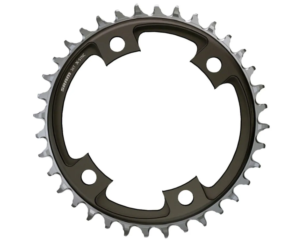 SRAM X-Sync AXS Road Chainring (Black) (1 x 12 Speed) (107mm BCD) (Single) (36T)