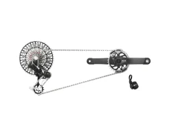 SRAM XX T-Type Eagle Transmission AXS Power Meter Groupset (Black/Silver) (175mm) (34T) (1 x 12 Speed) (DUB) (55mm Chainline) (UDH)