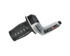 SRAM Centera Twist Shifters (Black/Silver) (Pair) (3 x 9 Speed) (For Shimano Derailleurs)