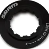 SRAM CenterLine Disc Brake Rotor (Silver/Black) (160mm) (Internal Spline) (Centerlock) (W/ Lock Ring)