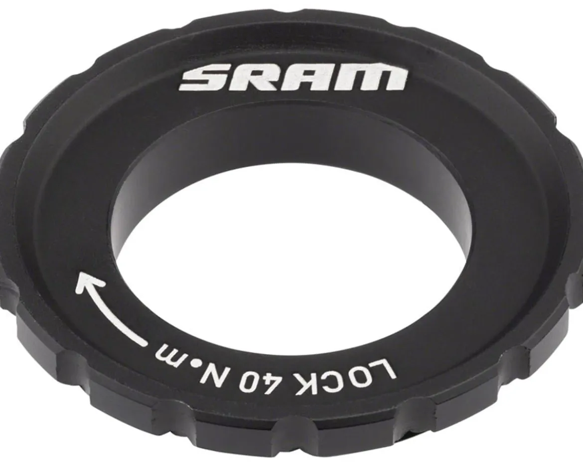 SRAM Centerlock Rotor Lockring (Black)