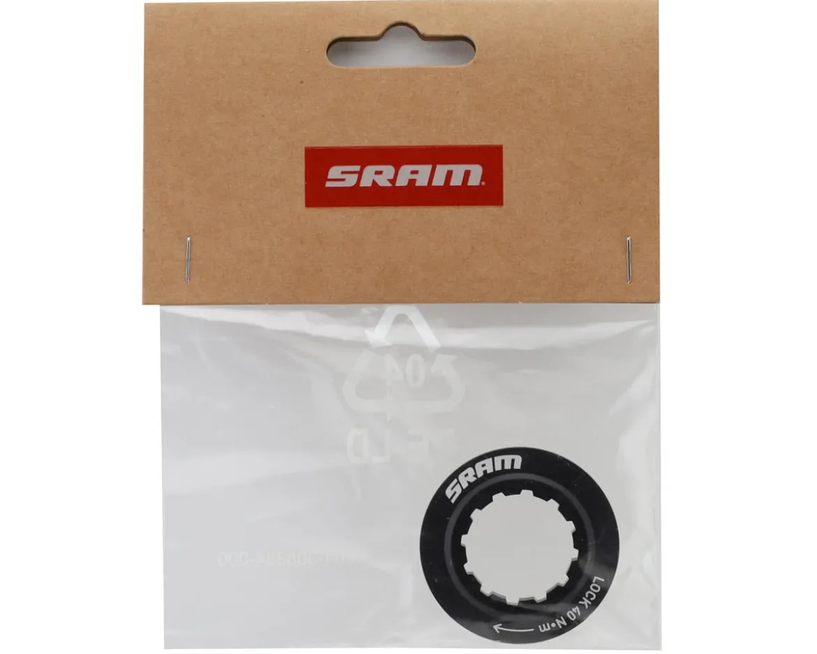 SRAM Centerlock Rotor Lockring (Black) (Internal Spline)