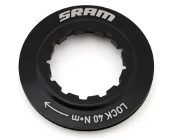 SRAM Centerlock Rotor Lockring (Black) (Internal Spline)