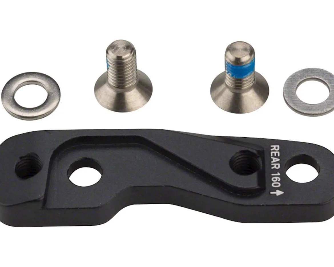SRAM Disc Brake Adapters (Black) (Flat Mount) (160mm Rear)