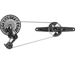 SRAM EAGLE 90 T-Type Transmission Groupset (Black/Silver) (12 Speed) (165mm) (32T) (UDH) (Mechanical)