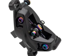 SRAM G2 Ultimate Disc Brake Caliper (Black w/ Rainbow Hardware) (Hydraulic) (Front or Rear) (Post Mount)