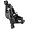 SRAM Level Silver Stealth Disc Brake Caliper (Black) (Front/Rear) (Post Mount) (4-Piston) (C1)