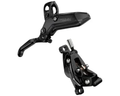 SRAM Level Silver Stealth 4-Piston Hydraulic Disc Brake (Black) (Post Mount) (Left) (Caliper Included)