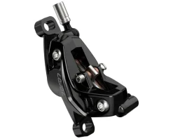 SRAM Level Silver Stealth 4-Piston Hydraulic Disc Brake (Black) (Post Mount) (Left) (Caliper Included)