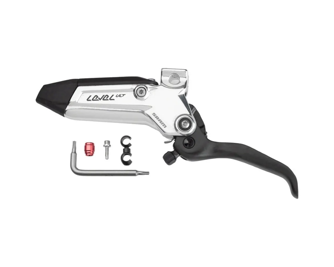 SRAM Level Ultimate Stealth 4-Piston Hydraulic Disc Brake Lever (Black/Silver) (Left or Right) (No Caliper)