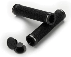 SRAM Locking Grips (Black) (w/ Double Clamps) (130mm)