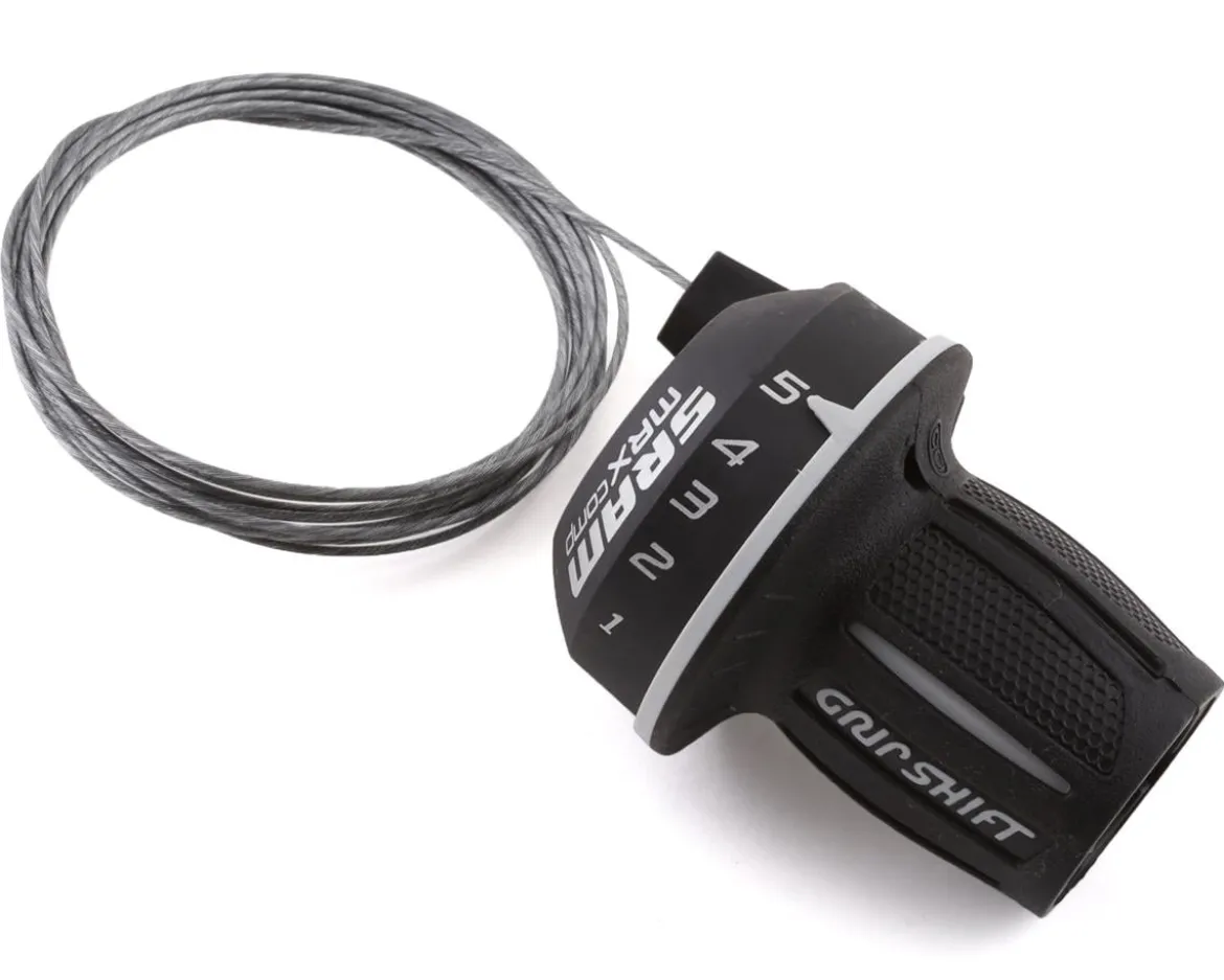 SRAM MRX Comp Grip Shifters (Black) (Right) (5 Speed) (For Shimano Derailleurs)