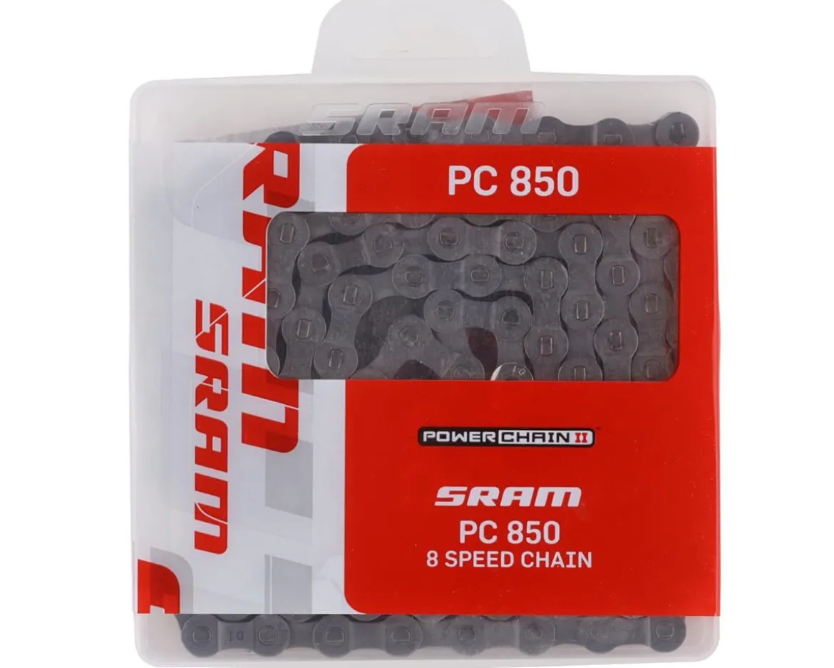 SRAM PC-850 Chain (Silver) (8-Speed) (114 Links) (w/ PowerLink)