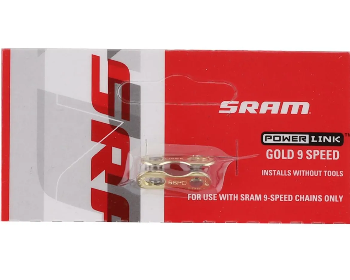 SRAM PowerLink Chain Connectors (Gold) (9 Speed) (1)