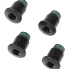 SRAM Rival AXS D1 Charinring Bolt Kit (Black) (94/107 BCD) (Steel) (4 Pack)