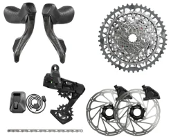 SRAM Rival AXS XPLR Gravel Groupset (Black) (1 x 13 Speed) (10-46T) (E1) (UDH)