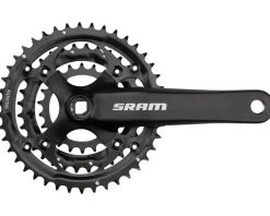 SRAM S-600 Crankset (Black) (3 x 8 Speed) (175mm) (42/32/22T) (Square-Taper)