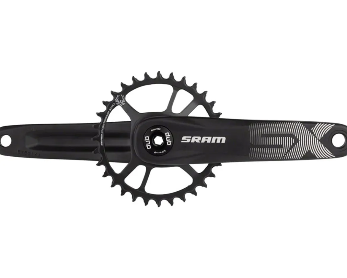 SRAM SX Eagle DUB Crankset (Black) (w/ X-Sync 2 DM Steel Chainring) (165mm) (32T) (1 x 11/12 Speed)