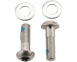SRAM Titanium Flat Mount Disc Caliper Bracket Bolts (Silver) (T25) (17mm)