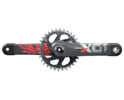 SRAM X01 Eagle 12-Speed DUB Crankset (Lunar/Red) (Boost) (175mm) (32T)