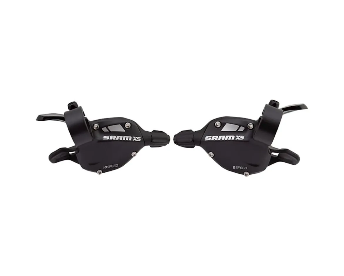 SRAM X5 Trigger Shifters (Black) (Pair) (2 x 10 Speed)